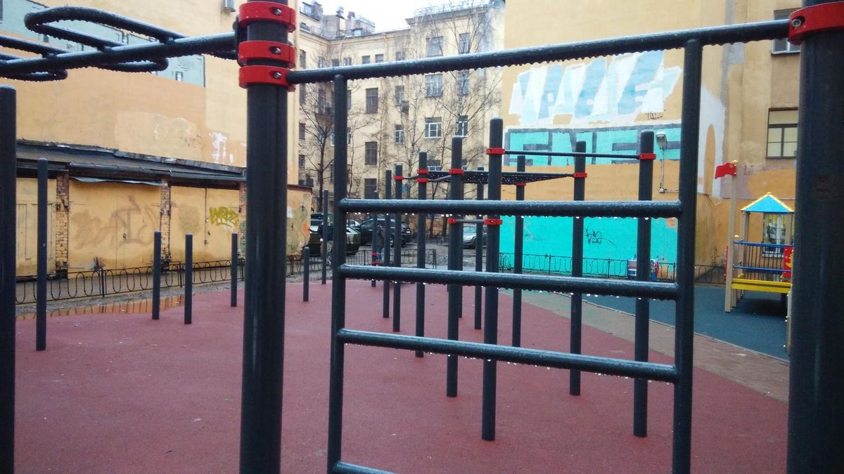 Outdoor Gym - Saint Petersburg - Saint Petersburg - Street Workout Park - Ул Коломенская - Russia - Spot