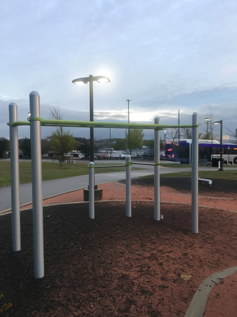 Calisthenics park in Nashville Public Library - Southeast Branch, Hickory Hollow Place, Nashville-Davidson, Davidson County, Tennessee, 37011, United States