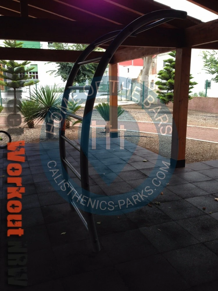 Calisthenics park in Circuito BMX del Parque de La Vega, Concepción Salazar, La Manzanilla, San Cristóbal de La Laguna, Santa Cruz de Tenerife, Canarias, 38208, España