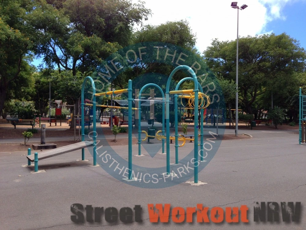 Calisthenics park in Circuito BMX del Parque de La Vega, Concepción Salazar, La Manzanilla, San Cristóbal de La Laguna, Santa Cruz de Tenerife, Canarias, 38208, España