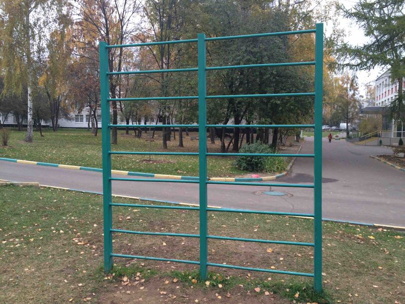 Calisthenics park in Шипиловский проезд, район Орехово-Борисово Северное, Москва, Центральный федеральный округ, 115569, Россия