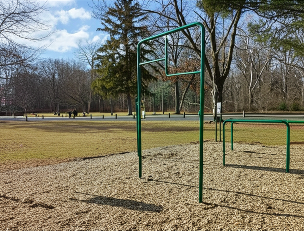 Calisthenics park in 5, Madeley Court, Plainville, Capitol Planning Region, 06062, United States