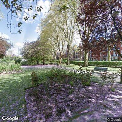 Calisthenics park in Quiet Gardens, Grantully Road, West Kilburn, Maida Vale, London, Greater London, England, W9 1LW, United Kingdom
