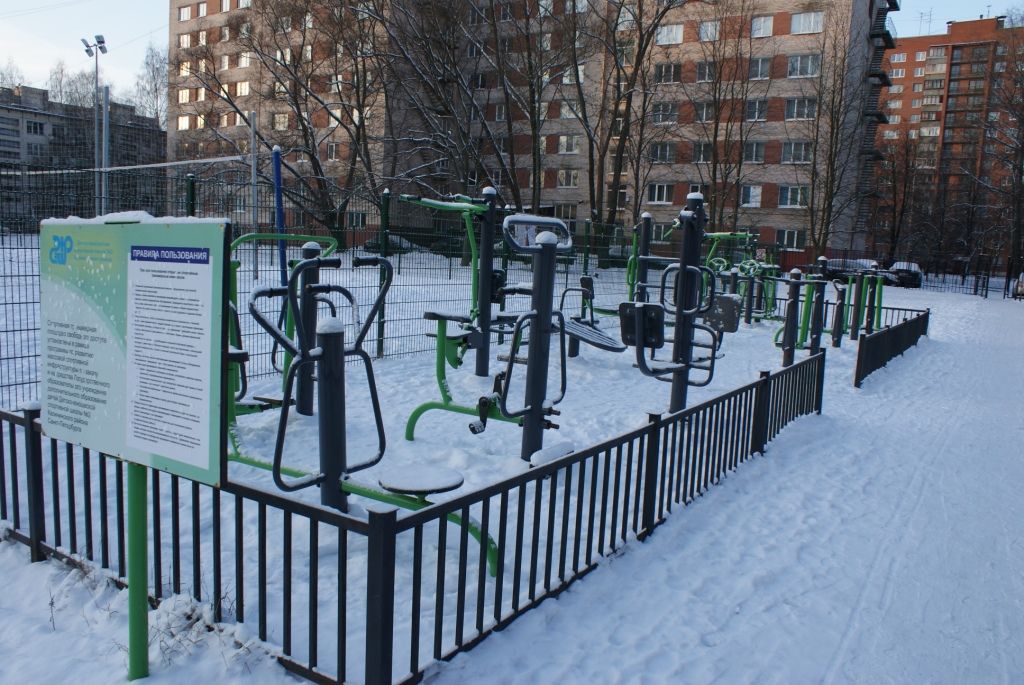 Outdoor Gym - Saint Petersburg - Saint Petersburg - Street Workout Park - Улица Брянцева - Russia - Spot