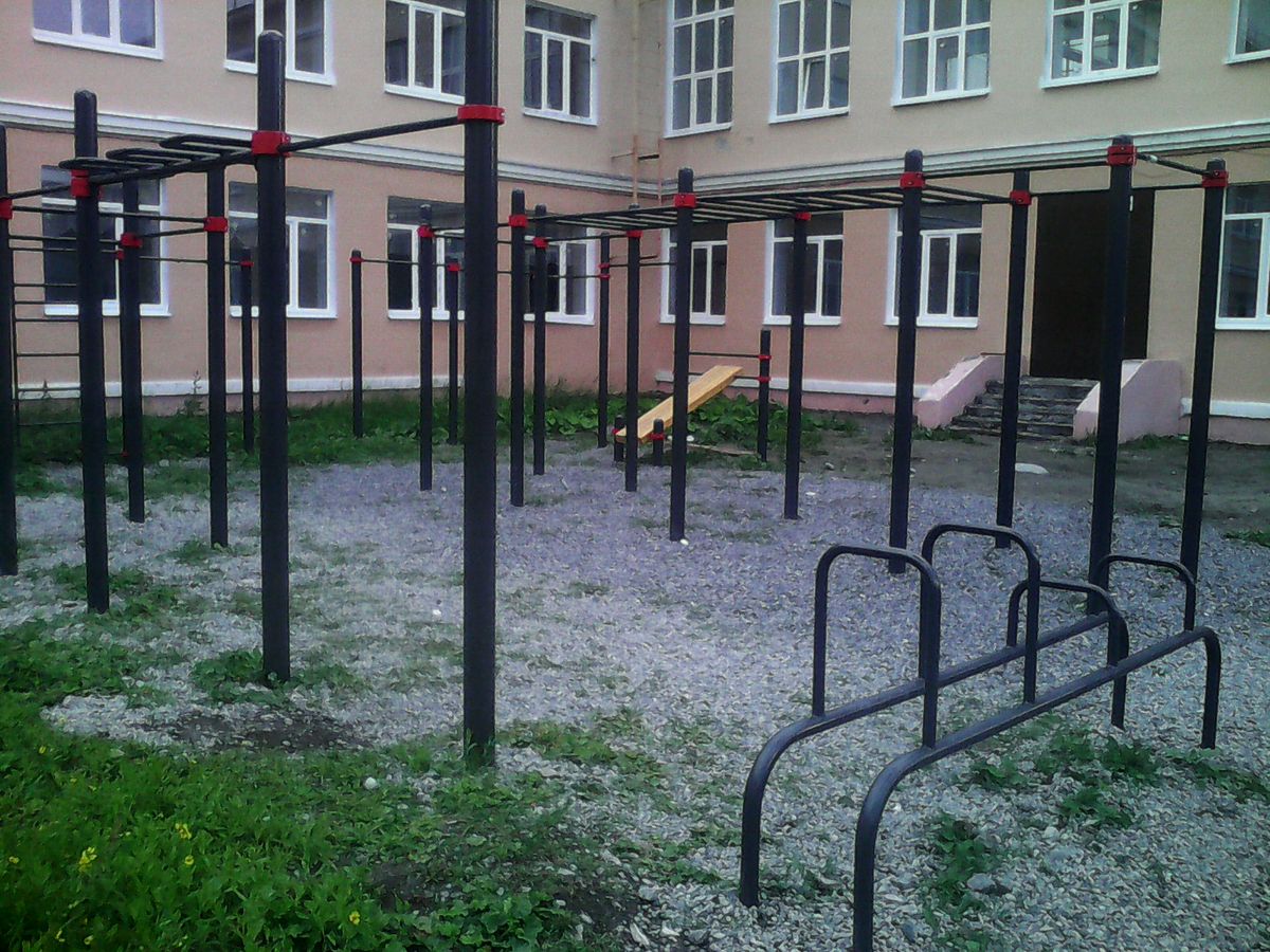 Outdoor Gym - Kirovsk - Kirovsk - Calisthenics Park - Набережная «Верхняя» - Russia - Spot