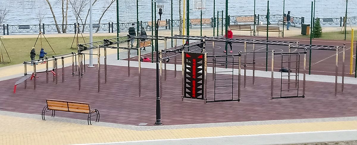 Outdoor Gym - Kyiv - Kyiv - Street Workout Park - Volume Park - Ukraine - Spot