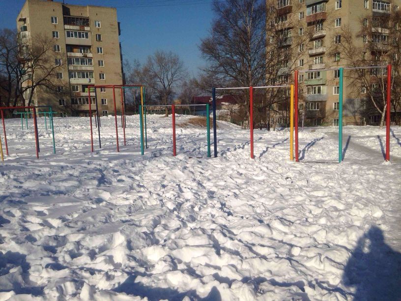 Outdoor Gym - Bolshoy Kamen - Bolshoy Kamen - Street Workout Park - Pizza Rio - Russia - Spot
