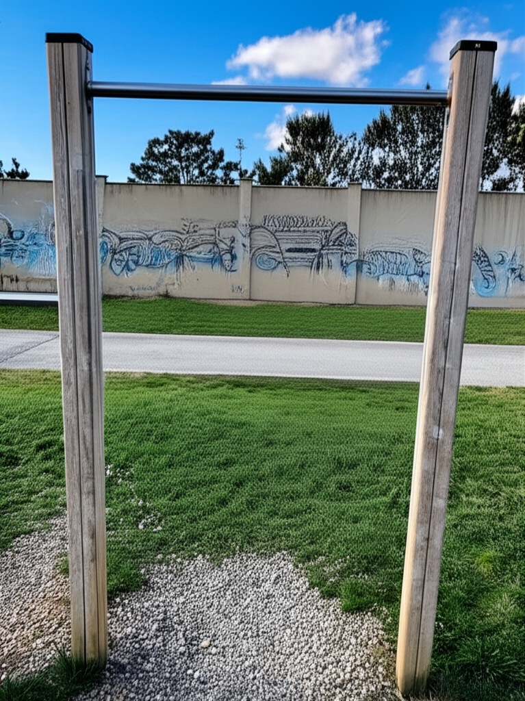 Outdoor Pull Up Bars - Selargius - Outdoor Fitness Parco lineare - Italy - Spot