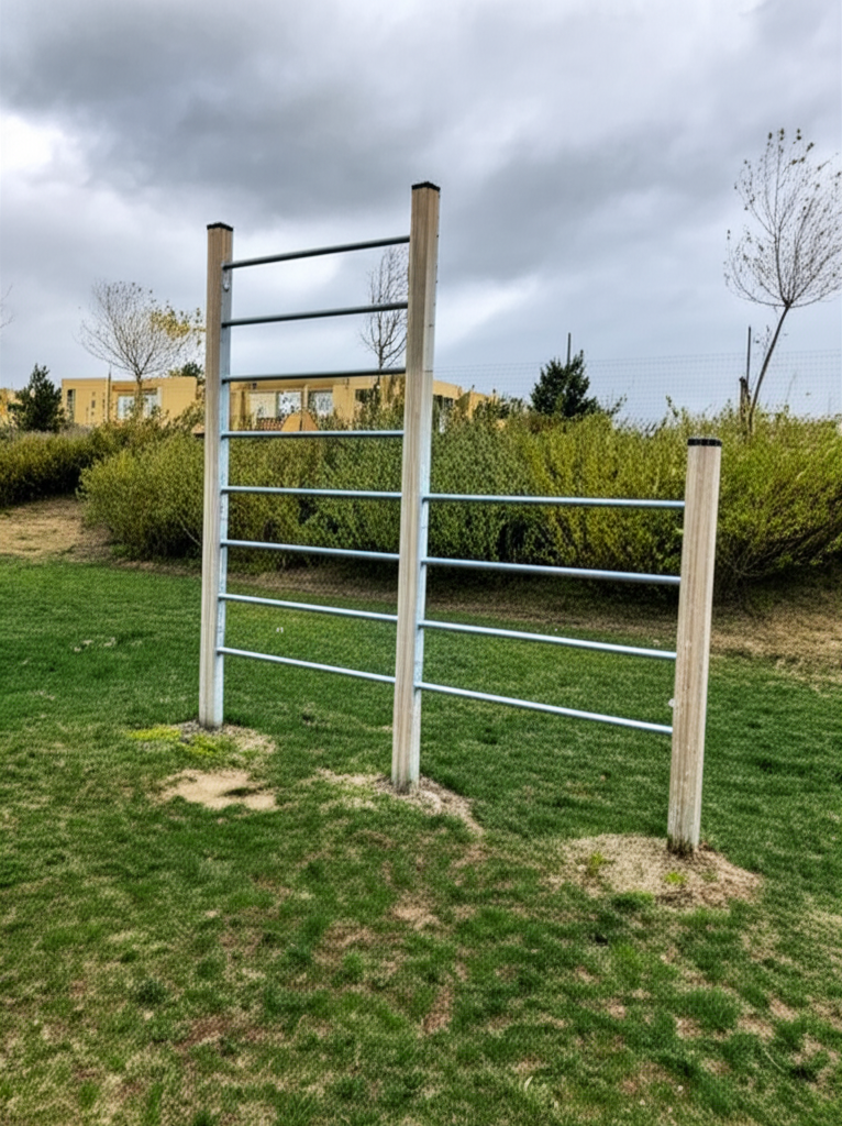 Calisthenics park in Campo sportivo comunale generale V. Porcu, Viale Vienna, Ceraxus/Selargius, Cagliari, Sardigna/Sardegna, 09047, Italia