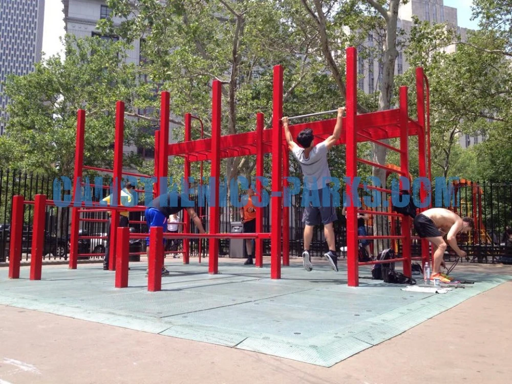 Calisthenics park in 30, Mulberry Street, Chinatown, Manhattan, New York County, City of New York, New York, 10013, United States