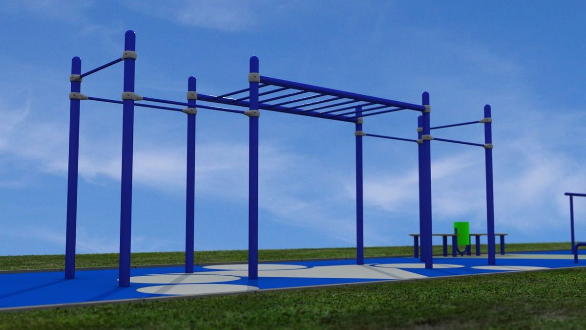 Outdoor Gym - Moscow - Moscow - Aire de Fitness - Улица Каховка - Russia - Spot