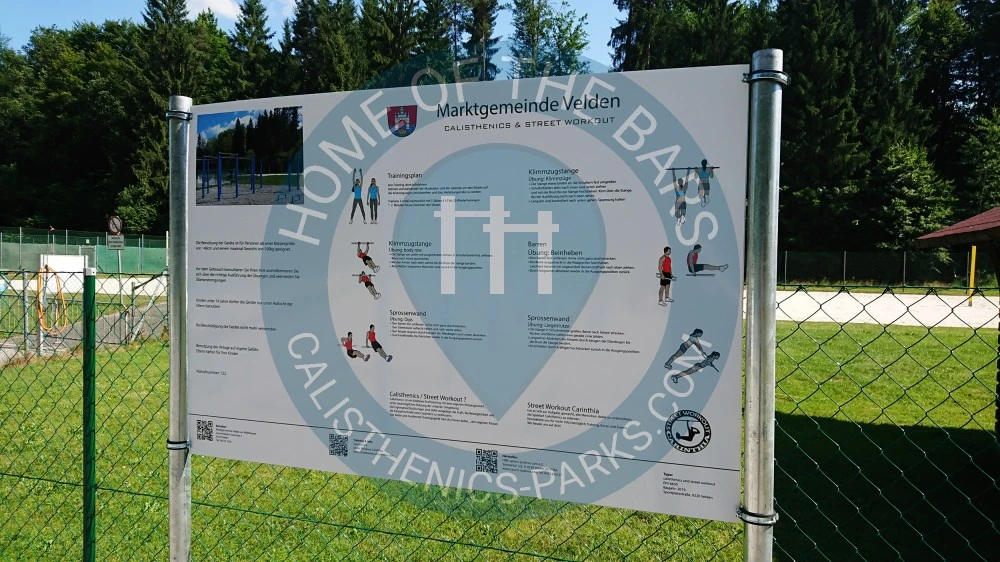 Outdoor Pull Up Bars - Velden am Wörther See - Calisthenics Gym -Waldarena Velden - Austria - Spot
