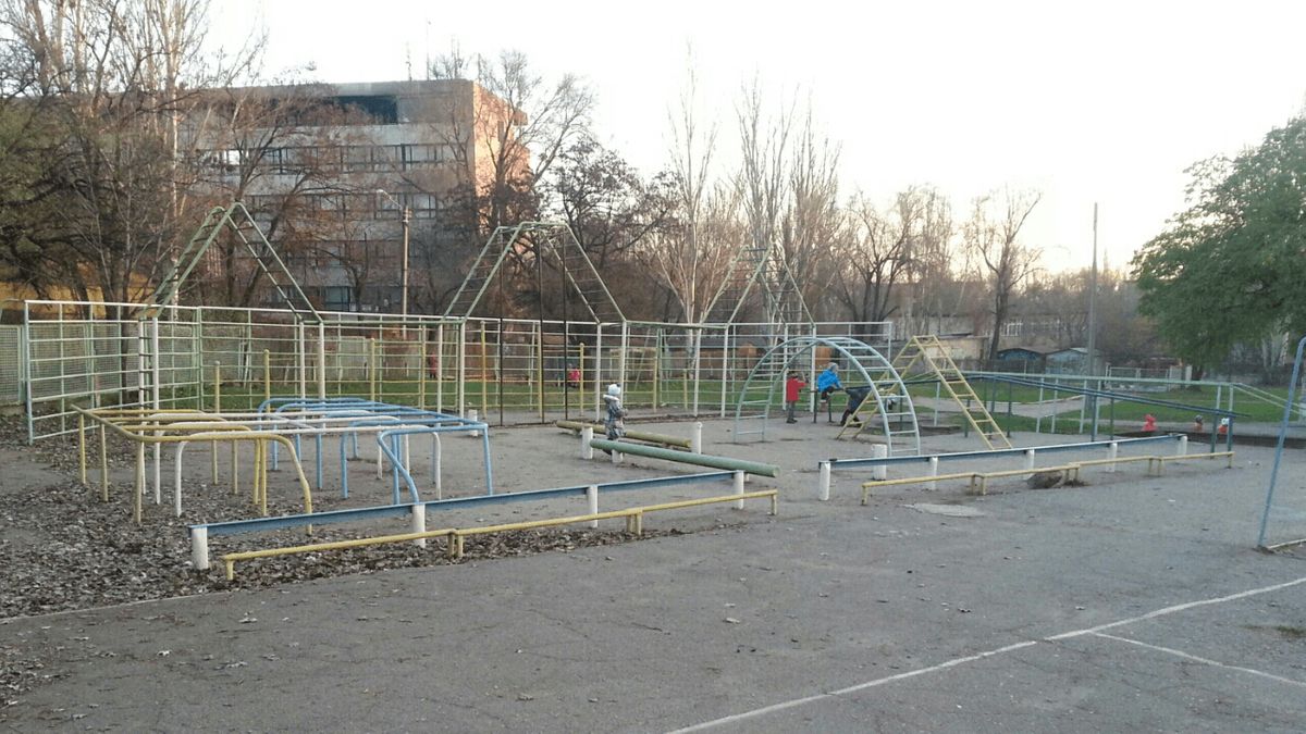 Outdoor Gym - Zaporizhzhya - Zaporizhzhya - Street Workout Park - ПриватБанк - Ukraine - Spot