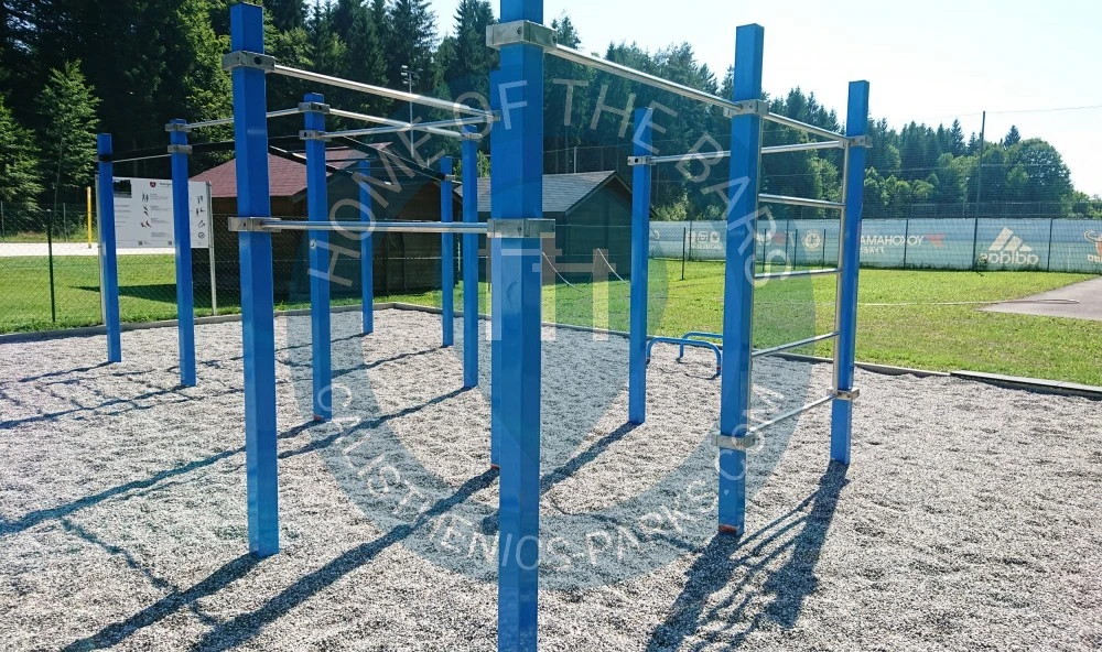 Calisthenics park in Waldarena, Sportplatzstraße, Selpritsch, Velden am Wörther See, Bezirk Villach-Land, Kärnten, 9220, Österreich