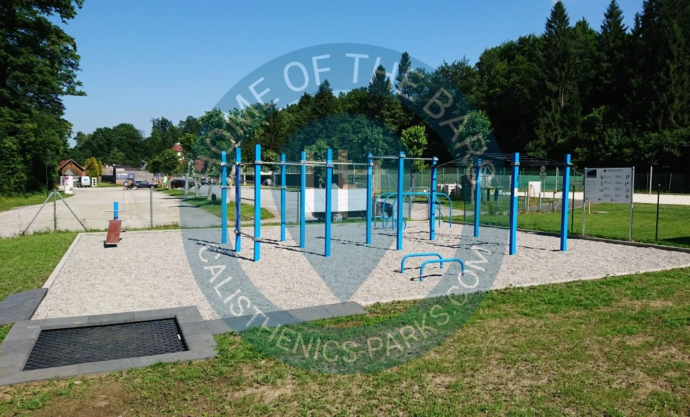 Calisthenics park in Waldarena, Sportplatzstraße, Selpritsch, Velden am Wörther See, Bezirk Villach-Land, Kärnten, 9220, Österreich