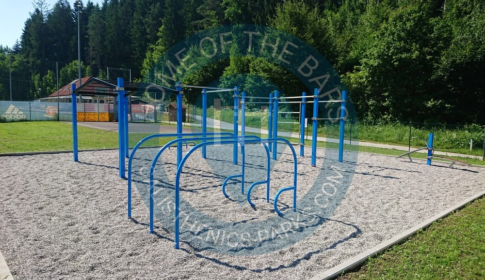 Calisthenics park in Waldarena, Sportplatzstraße, Selpritsch, Velden am Wörther See, Bezirk Villach-Land, Kärnten, 9220, Österreich