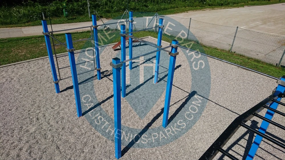 Calisthenics park in Waldarena, Sportplatzstraße, Selpritsch, Velden am Wörther See, Bezirk Villach-Land, Kärnten, 9220, Österreich