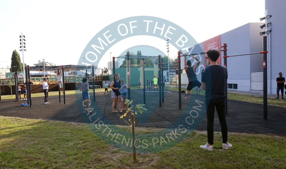 Calisthenics park in Zome, 36, Rua do Complexo Desportivo, Peões, Braga (São Vítor), Lamaçães, Braga, 4715-027, Portugal