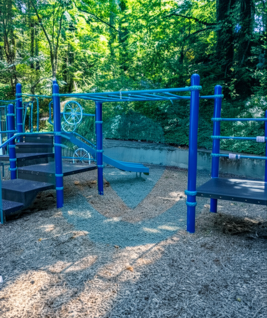 Calisthenics park in 4282, Northeast Leverich Park Way, West Minnehaha, Vancouver, Clark County, Washington, 98663, United States