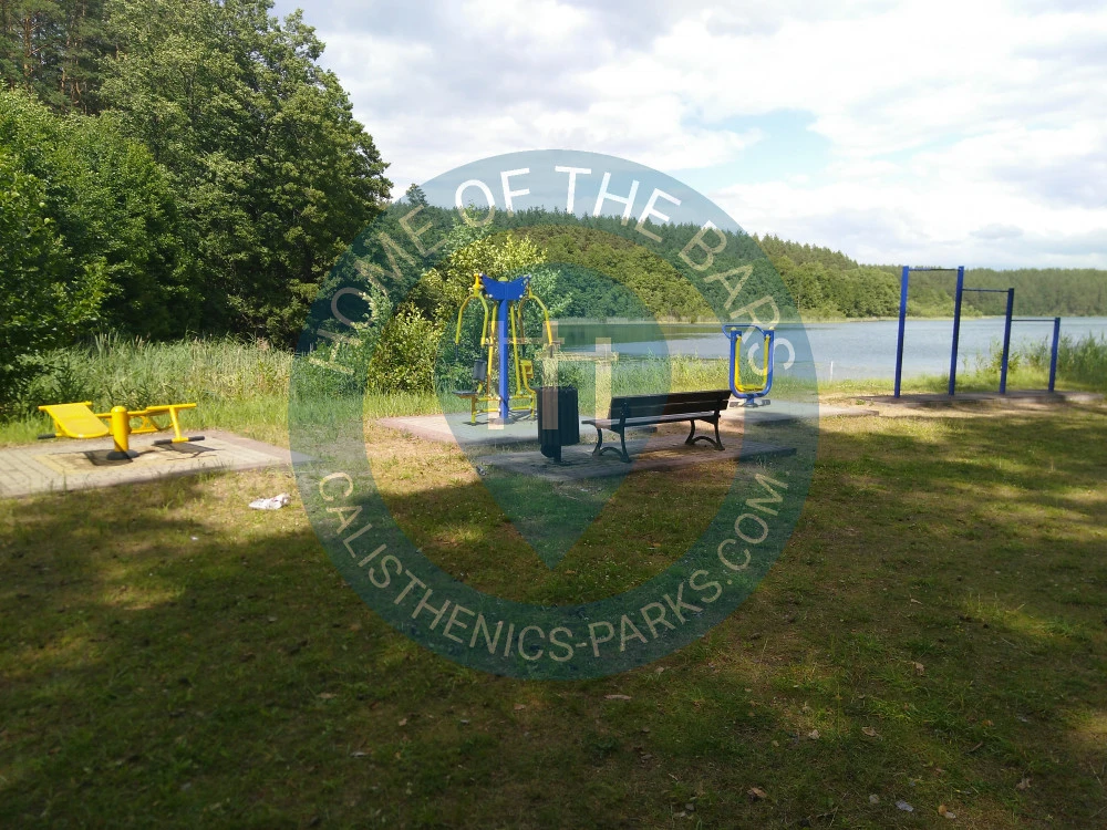Calisthenics Stations - Ignalina - Outdoor Fitness Lake Ilgis - Lithuania - Spot