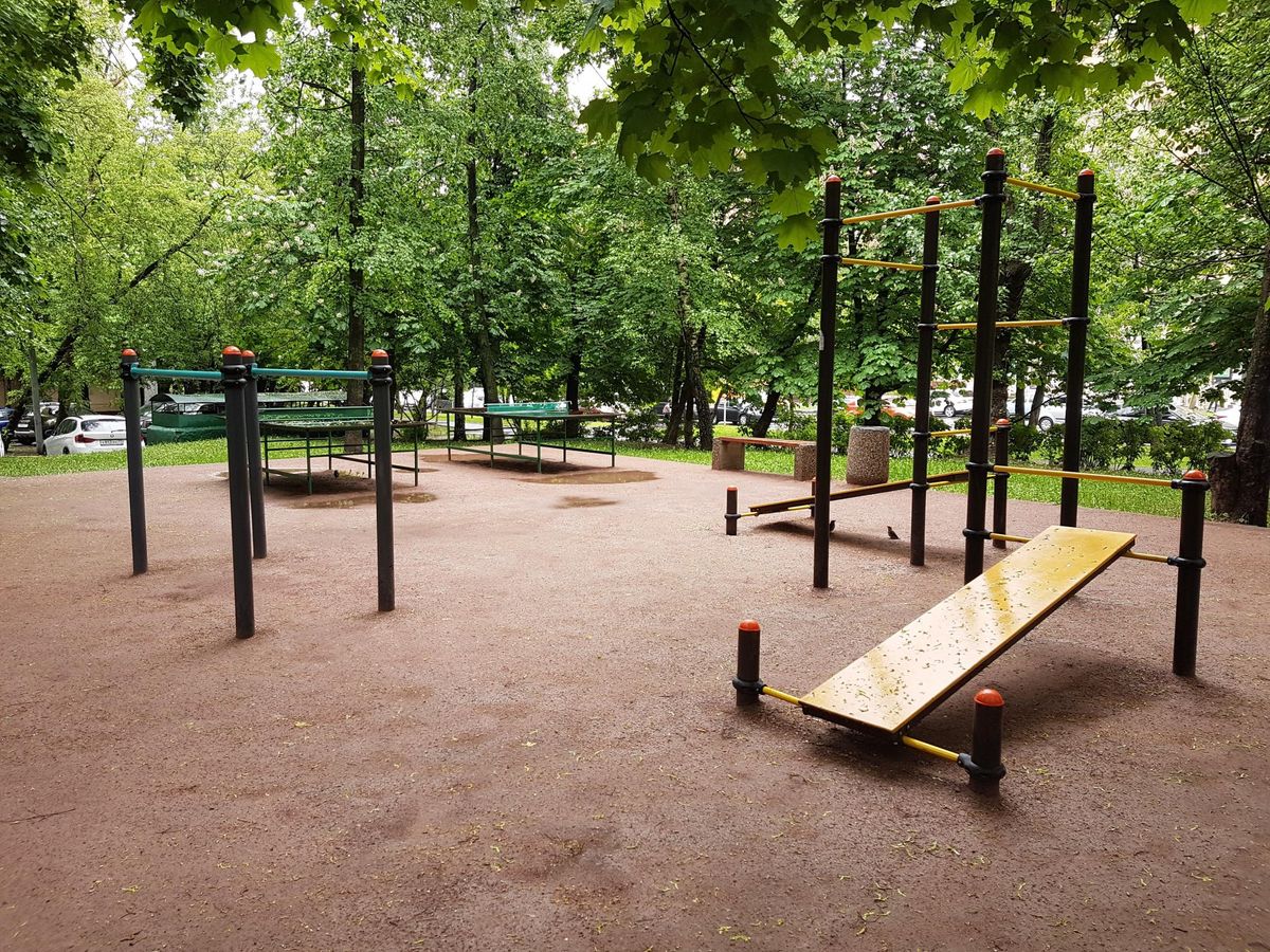Fitness Park - Moscow - Moscow - Street Workout Park - Улица Гарибальди - Russia - Spot
