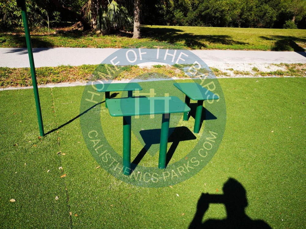 Calisthenics park in Linear Park, Fishermens Village, Punta Gorda, Charlotte County, Florida, 33950, United States
