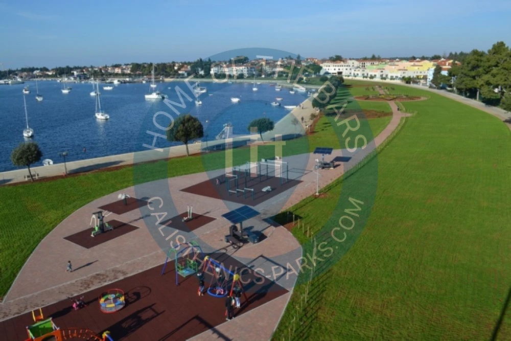 Exercise Park - Outdoor Gym Gradski Park Umag - countries. - Spot