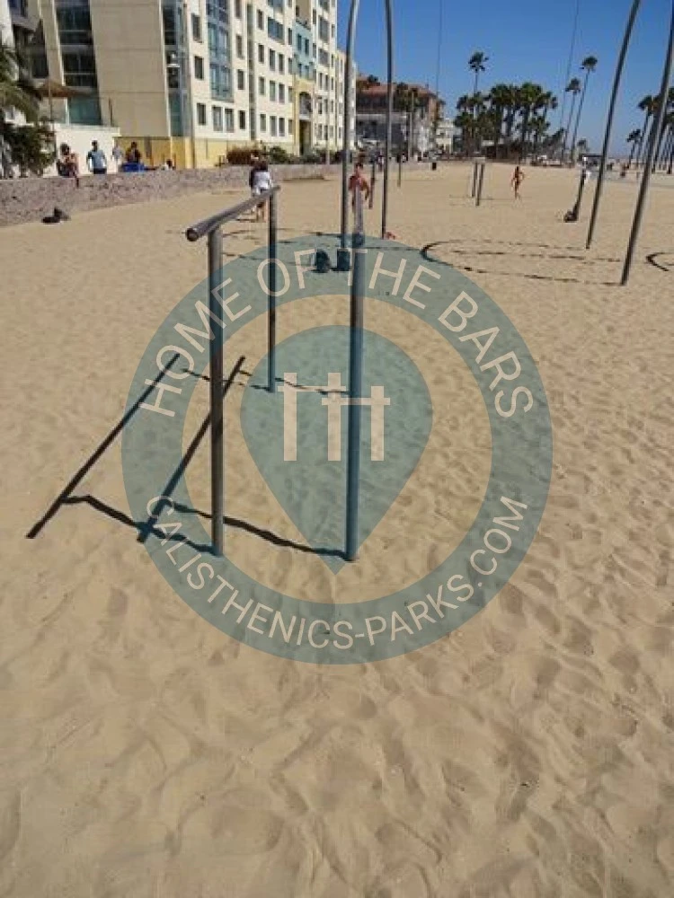 Calisthenics park in Old Muscle Beach, Pacific Terrace, Santa Monica, Los Angeles County, CAL Fire Southern Region, California, 90401, United States