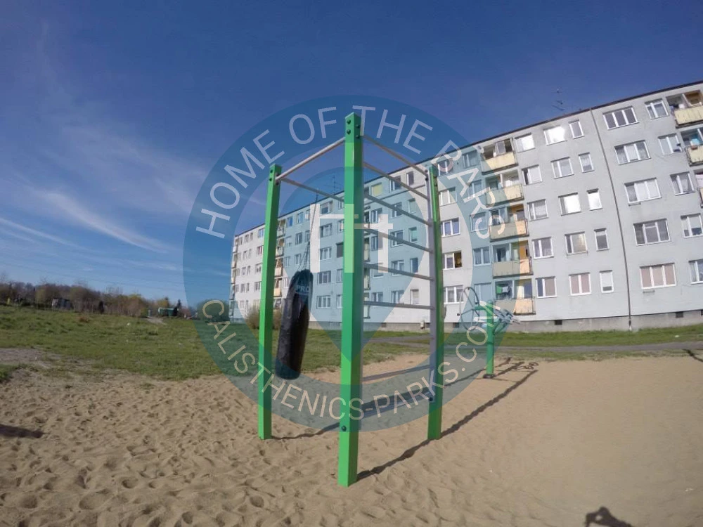 Calisthenics park in 10, Zalesie, Stogi, Gdańsk, województwo pomorskie, 80-665, Polska