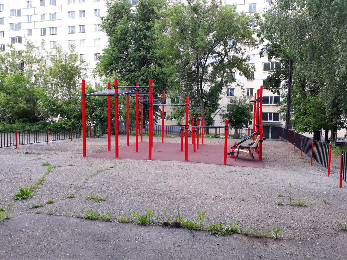 Outdoor Gym - Izhevsk - Izhevsk - Street Workout Park - ДК Редуктор - Russia - Spot