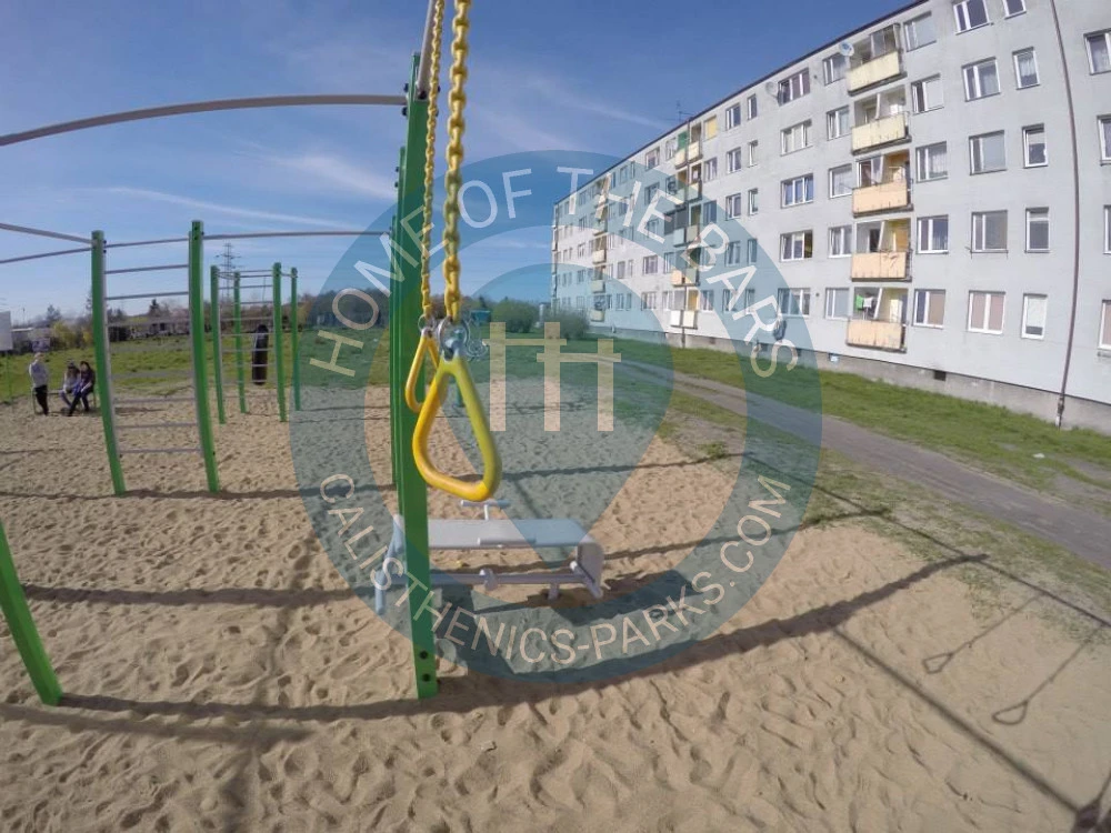 Calisthenics park in 10, Zalesie, Stogi, Gdańsk, województwo pomorskie, 80-665, Polska