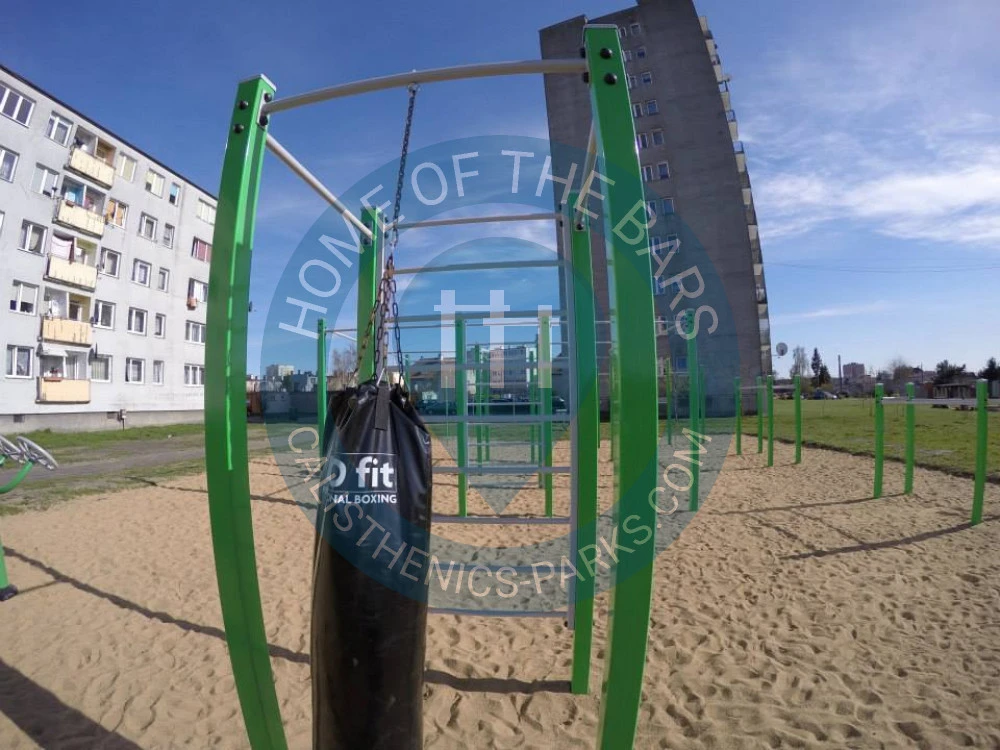 Calisthenics park in 10, Zalesie, Stogi, Gdańsk, województwo pomorskie, 80-665, Polska