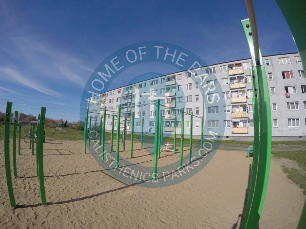 Calisthenics park in 10, Zalesie, Stogi, Gdańsk, województwo pomorskie, 80-665, Polska