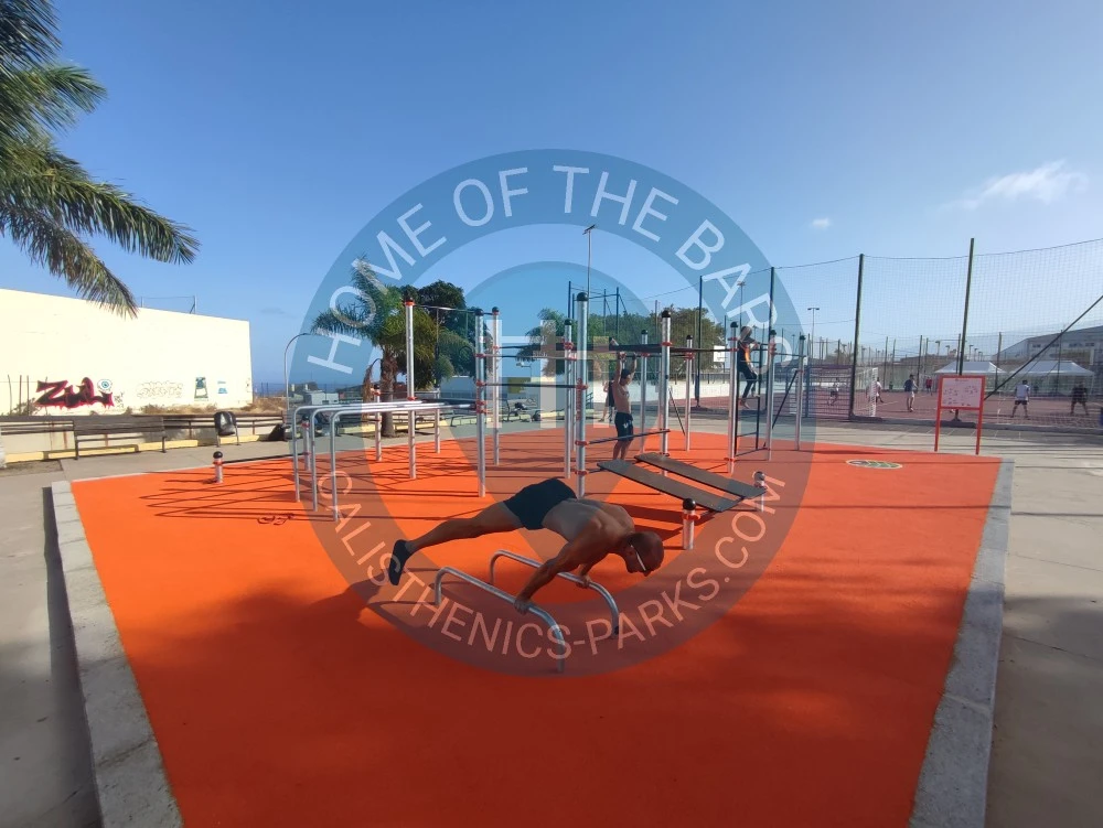 Calisthenics park in 
Address
                                    Calle Domingo Hernández Rodríguez, 38108 San Cristóbal de La Laguna, Santa Cruz de Tenerife, Spain
                            