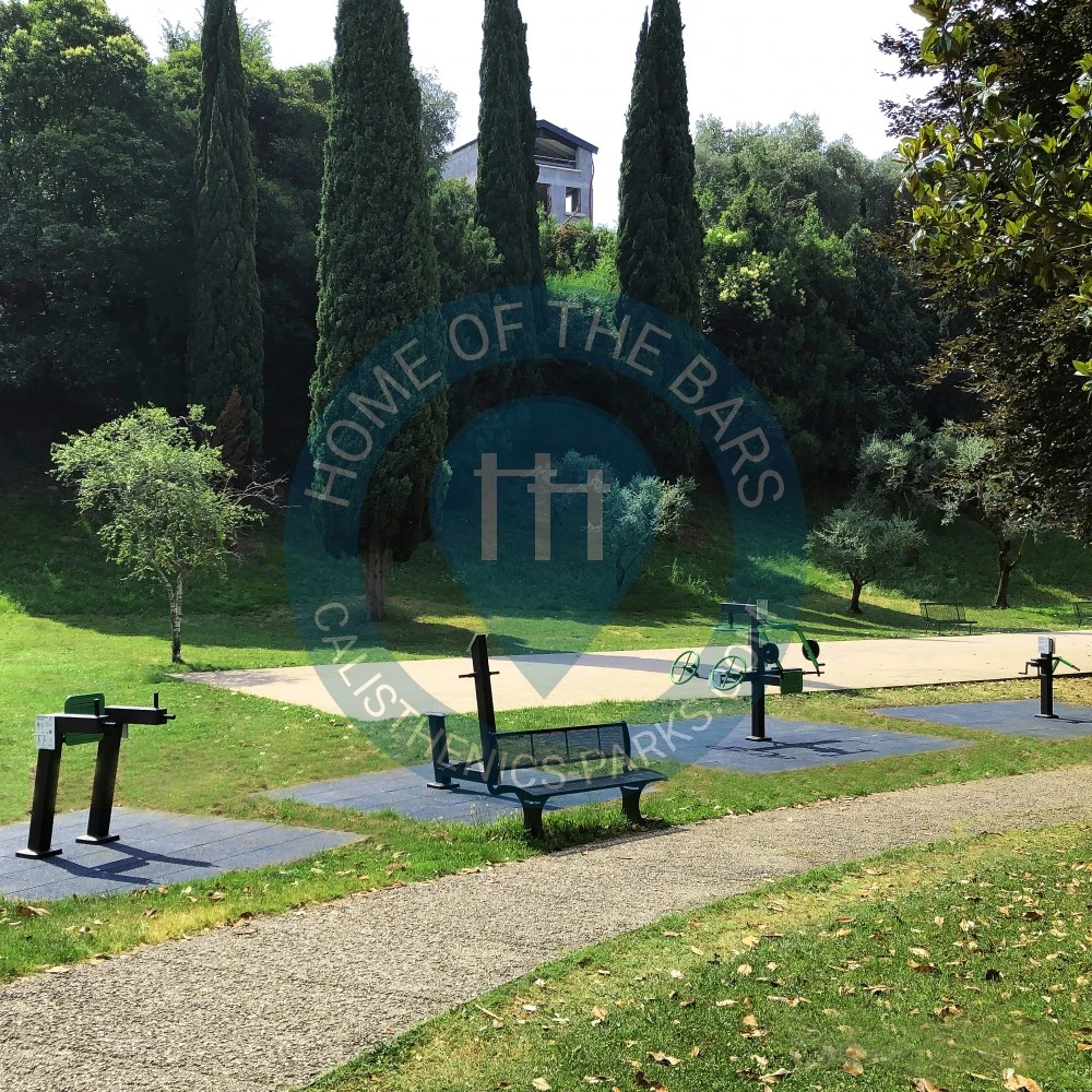 Calisthenics park in Parco Ragazzi del '99, Largo Parolini, Bassano del Grappa, Colceresa, Vicenza, Veneto, 31061, Italia