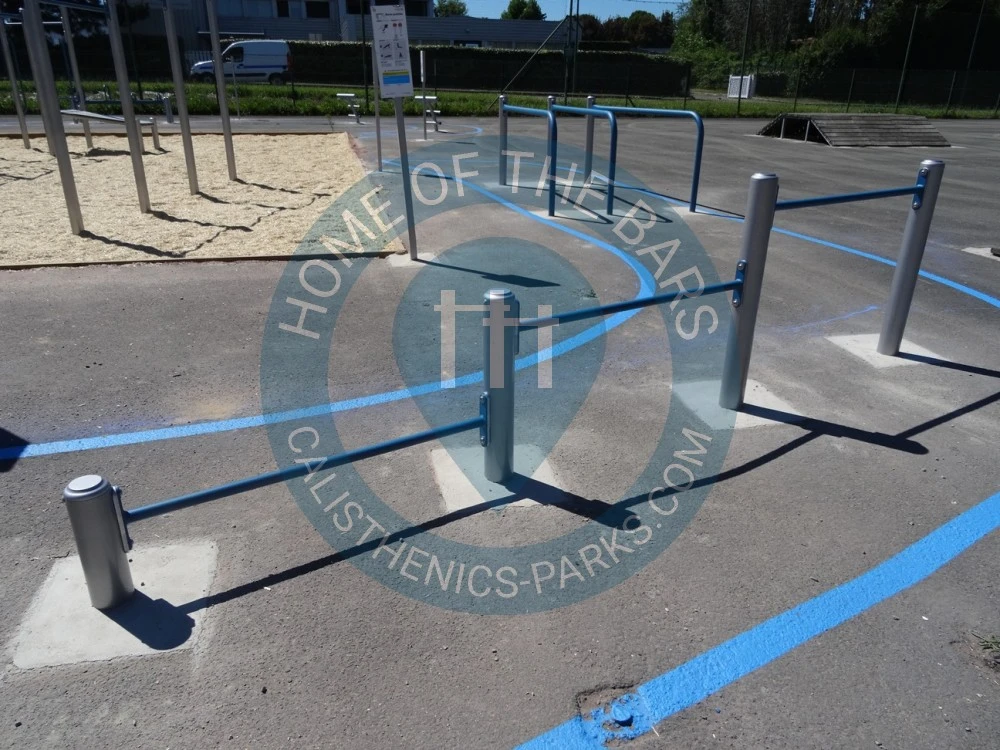 Calisthenics park in Arsoe Manche-Atlantique, 11, Rue Jean-Baptiste Lamarck, Zone industrielle de la Sphère, Hérouville-Saint-Clair, Caen, Calvados, Normandie, France métropolitaine, 14200, France