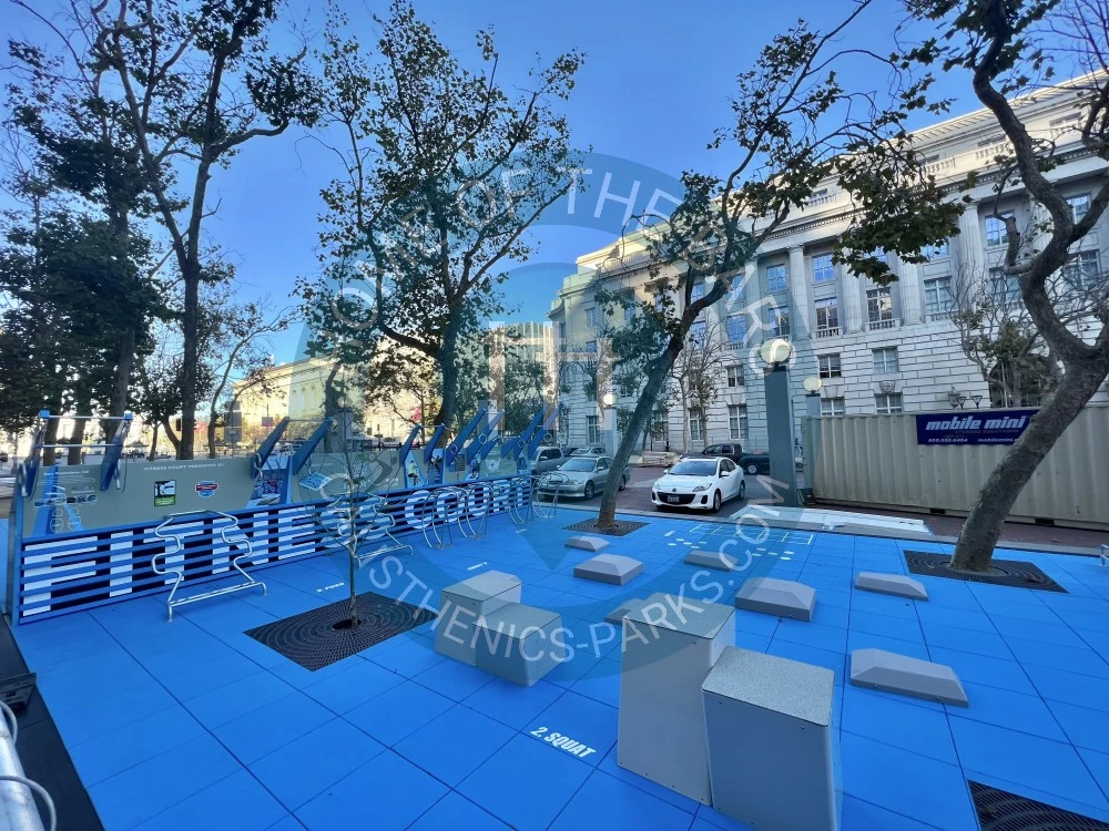 Outdoor Gym - San Francisco - United Nations Plaza at Fitness Court - United States - Spot
