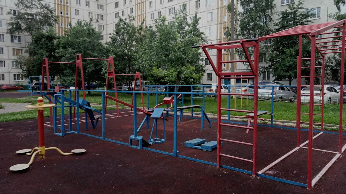 Outdoor Gym - Moscow - Moscow - Street Workout Park - Улица Маршала Федоренко - Russia - Spot