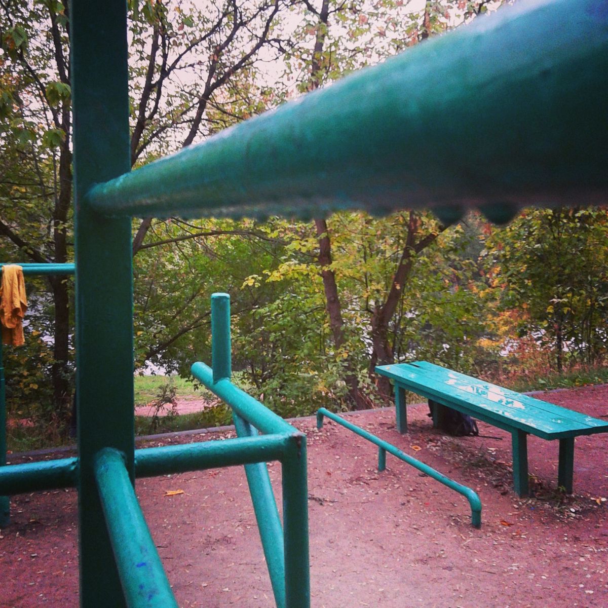 Calisthenics park in Памп-трек Строгино, Строгинское шоссе, район Строгино, Москва, Центральный федеральный округ, 123631, Россия