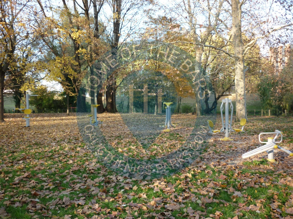 Calisthenics park in Taverna Greca Al Fistomba, 3, Via Ponte Ognissanti, Stanga, Padova, Veneto, 35129, Italia