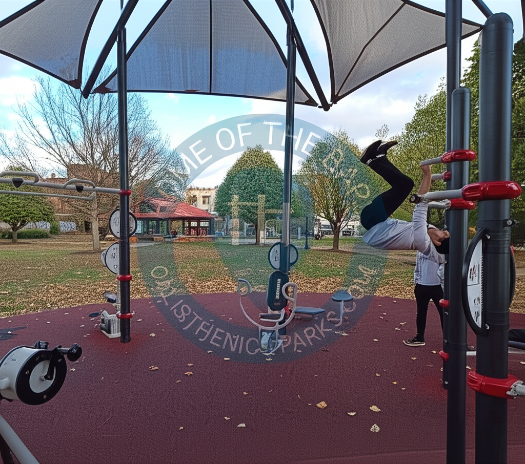 Calisthenics park in Humble Monk Brewing Company, 1641, Blue Rock Street, Knowltons Corner, Northside, Cincinnati, Hamilton County, Ohio, 45223, United States