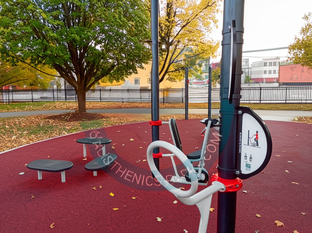 Calisthenics park in Humble Monk Brewing Company, 1641, Blue Rock Street, Knowltons Corner, Northside, Cincinnati, Hamilton County, Ohio, 45223, United States