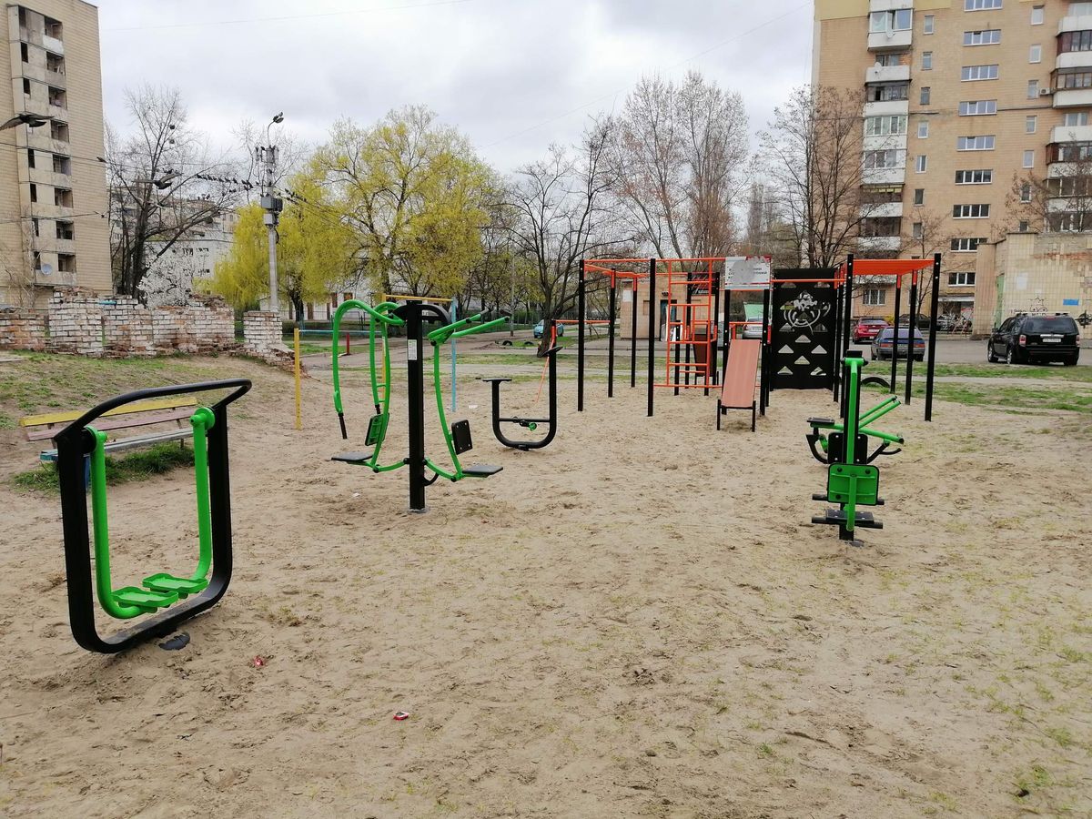 Outdoor Gym - Kyiv - Kyiv - Street Workout Park - Synevo - Ukraine - Spot