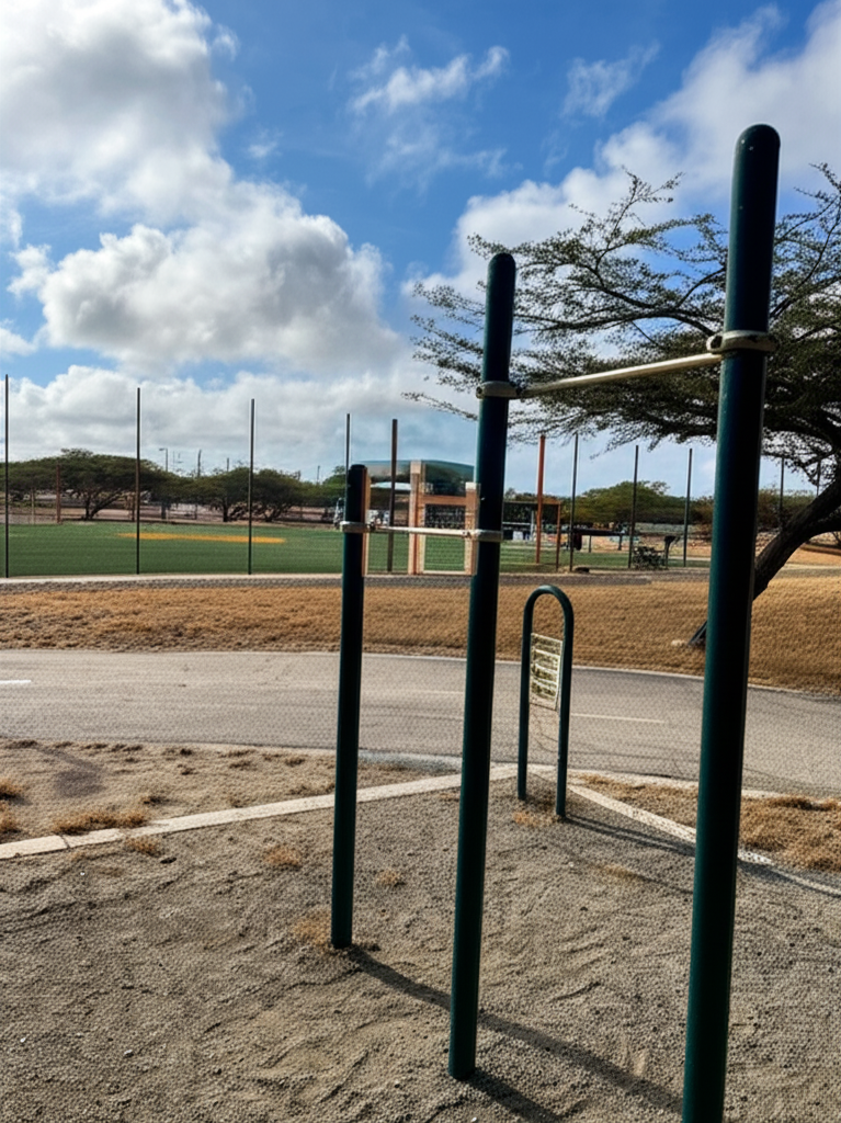 Calisthenics park in Moko, Catiri, Aruba, Nederland