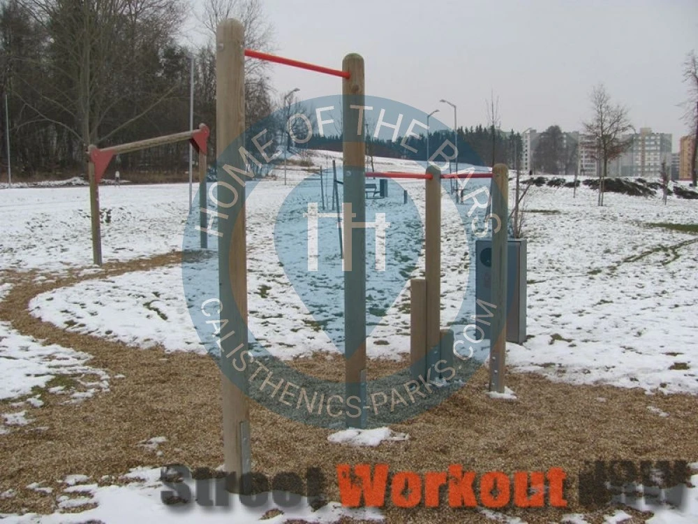 Calisthenics park in Sportovní areál Komora, U Řeky Lužnice, sídliště Nad Lužnicí, Tábor, okres Tábor, Jihozápad, 390 02, Česko