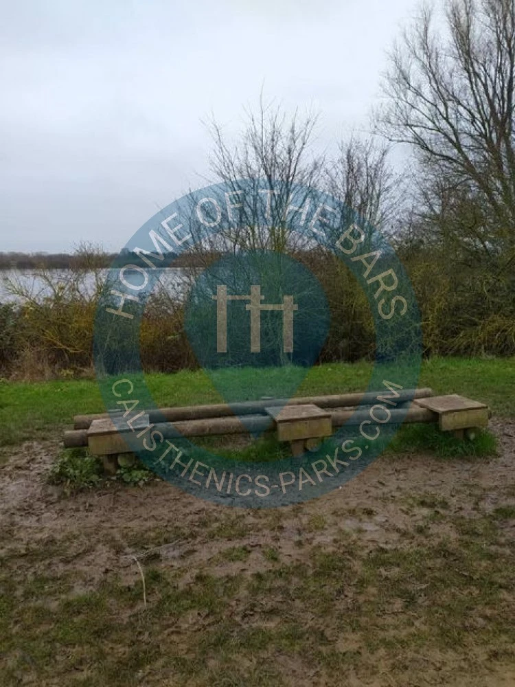 Calisthenics park in Forest Road, Hainault, London Borough of Redbridge, London, Greater London, England, IG6 3HZ, United Kingdom