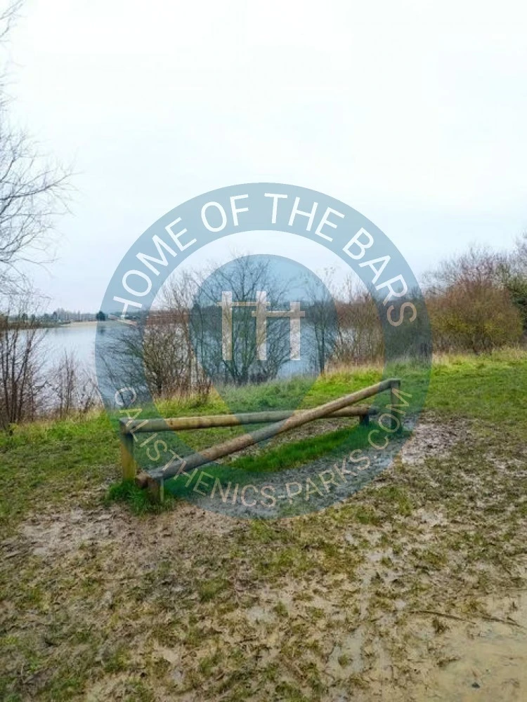 Calisthenics park in Forest Road, Hainault, London Borough of Redbridge, London, Greater London, England, IG6 3HZ, United Kingdom