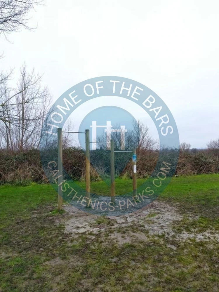 Calisthenics park in Forest Road, Hainault, London Borough of Redbridge, London, Greater London, England, IG6 3HZ, United Kingdom