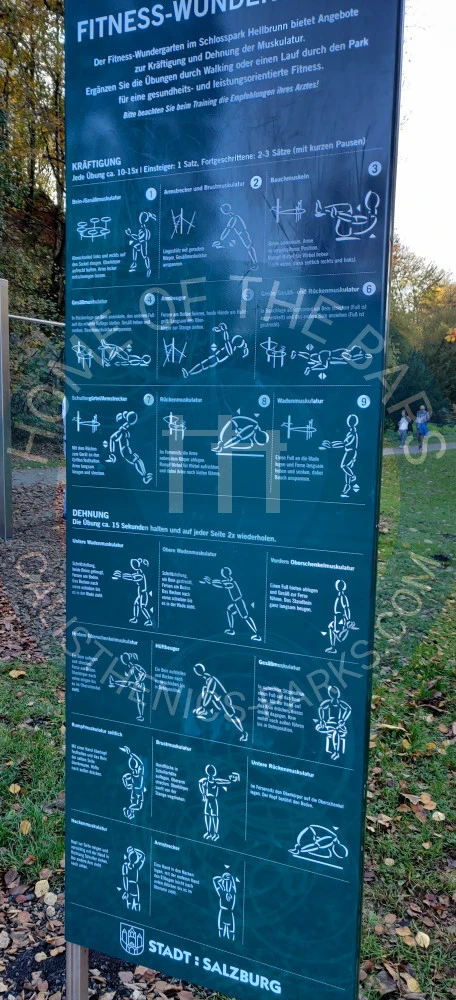 Public Pull Up Bars - Salzburg - Outdoor Fitness Park Hellbrunn - Austria - Spot