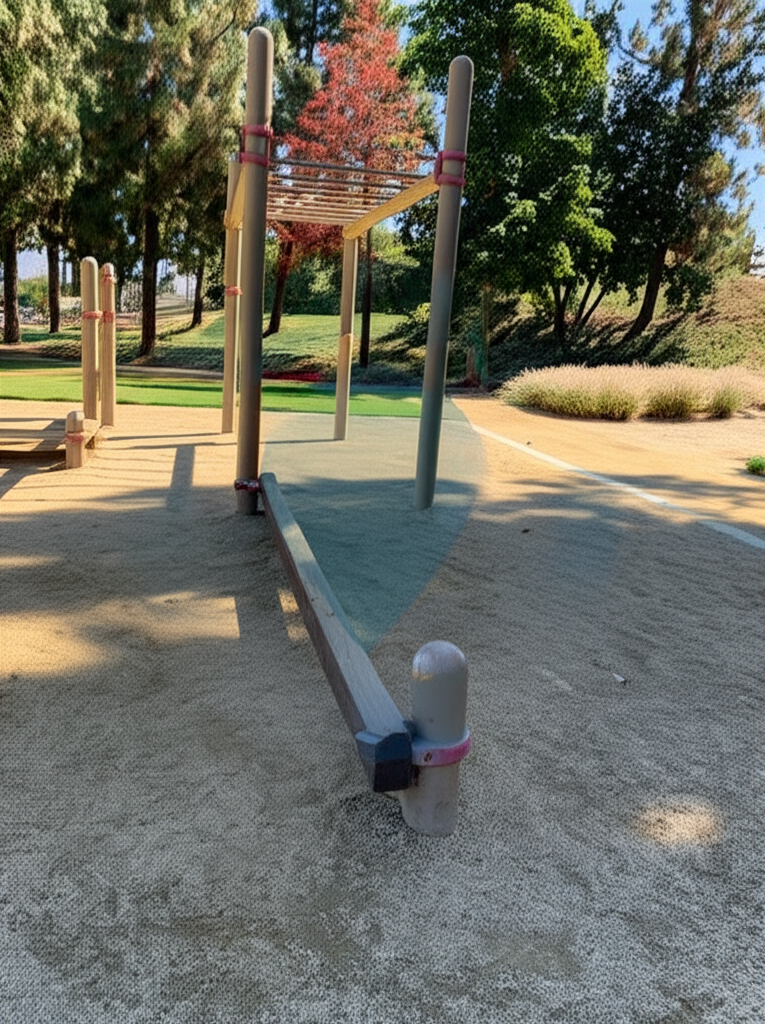 Calisthenics park in 1st Street, Simi Valley, Ventura County, CAL Fire Southern Region, California, 93065, United States